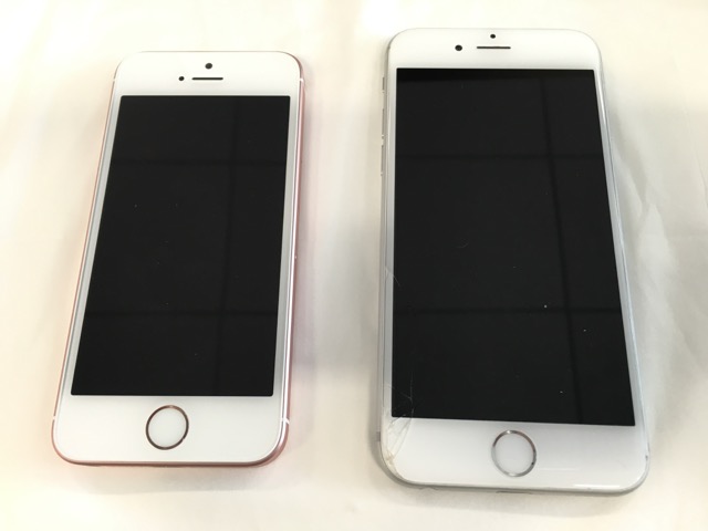 iPhone SE - iPhone 6 と表面