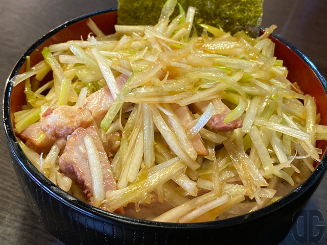 ミニ丼のネギ丼セット(250円)