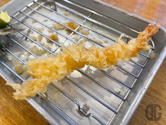 2杯目サービスの海老天